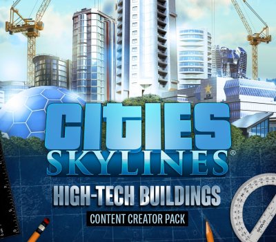 Cities: Skylines - Content Creator Pack: High-Tech Buildings DLC EU Steam КЛЮЧ 